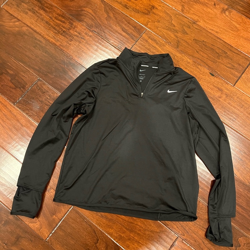 Nike Black Performance Quarter-Zip Top